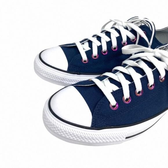 Converse Ctas Low Shoes Skate Casual Men's Size 168958C-WBP Custom Canvas Navy - Picture 7 of 13
